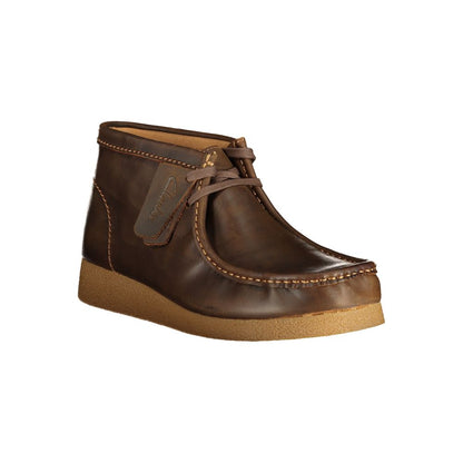 Clarks Brown Polyester Sneaker