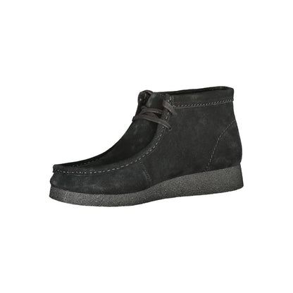 Clarks Nero Leather Men Sneaker