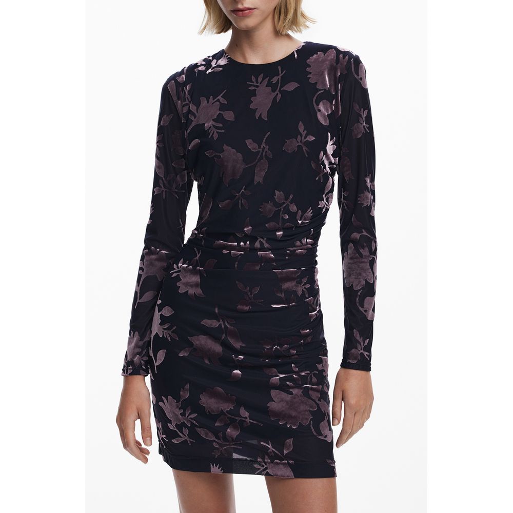 Desigual Blue Polyester Dress