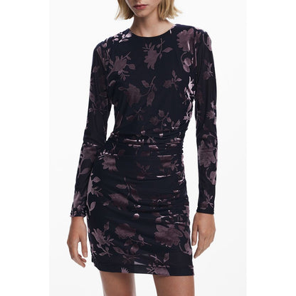 Desigual Blue Polyester Dress