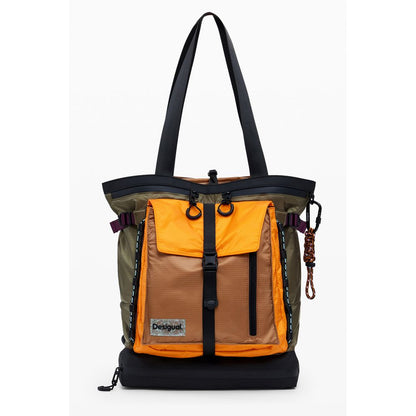 Desigual Green Polyester Backpack