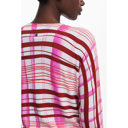 Desigual Pink Viscose Women Sweater