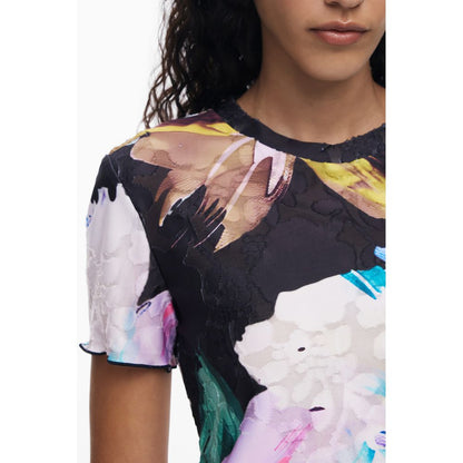 Desigual Black Polyester T-Shirt