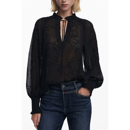 Desigual Black Polyester Shirt