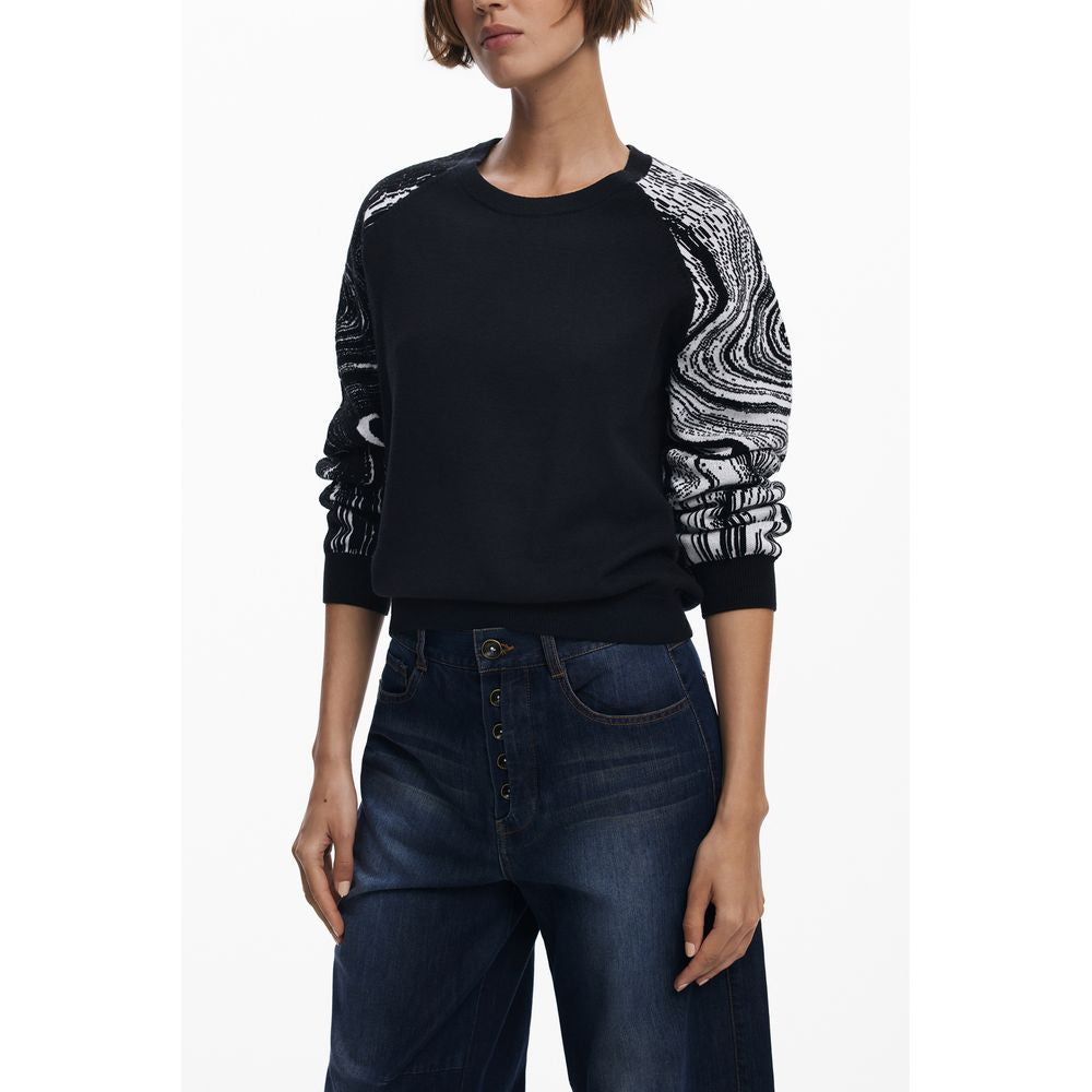 Desigual Black Polyester Sweater