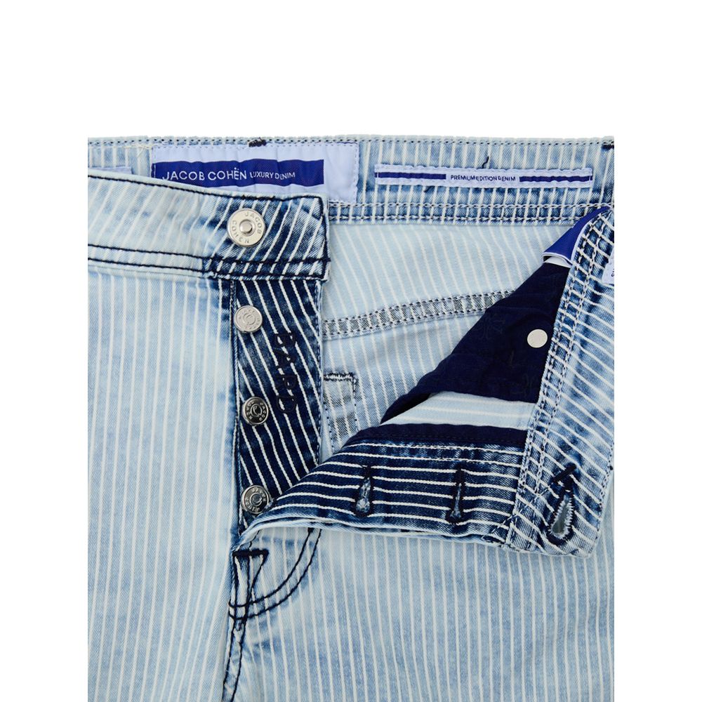 Jacob Cohen Blue Cotton Skinny Jean