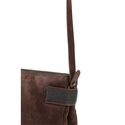 Brunello Cucinelli Suede leather Shoulder Bag