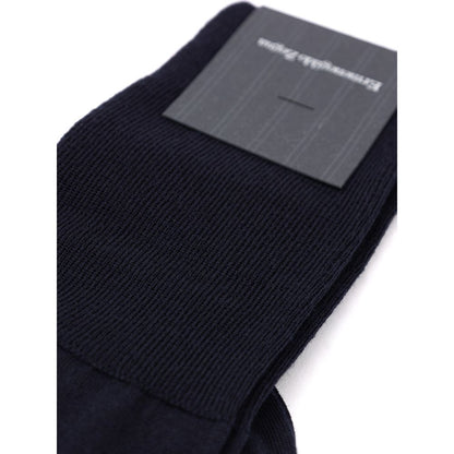 ZEGNA Blue Wool Sock