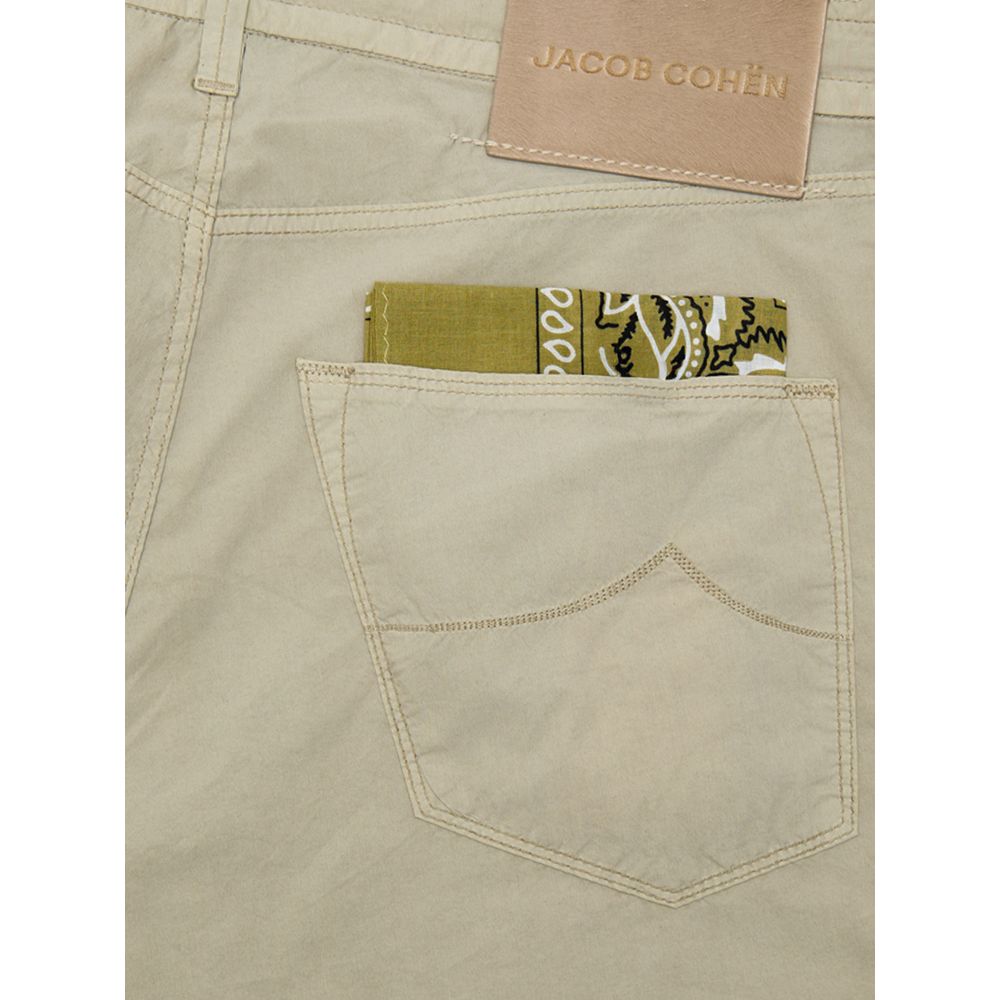 Jacob Cohen Beige Cotton Casual Pant