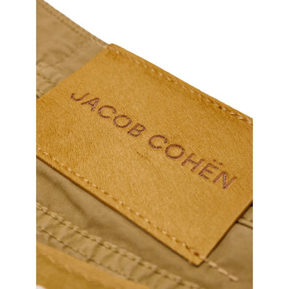 Jacob Cohen Yellow Cotton Skinny Pant