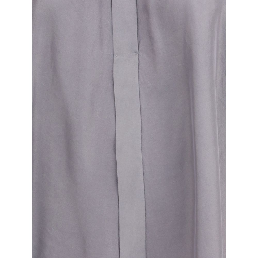 Forte_Forte Crater-collar Shirt in habotai Silk