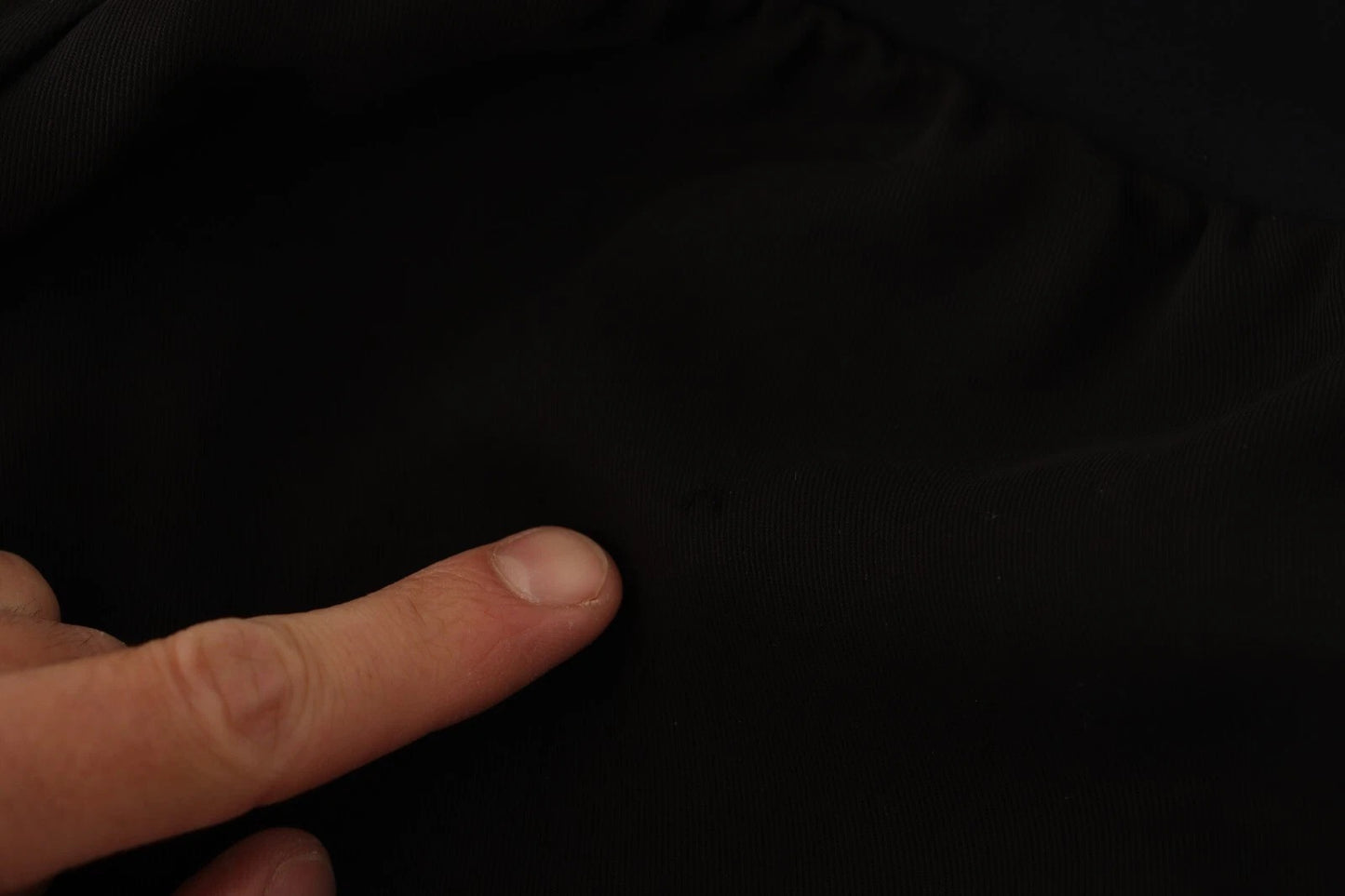 GF Ferre Black Lyocell Strapless Straight Trouser Jumpsuit