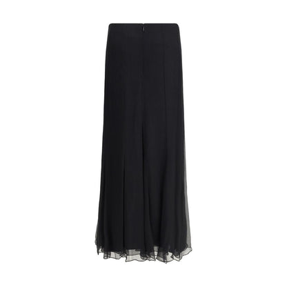 Chloé Silk Long Skirt
