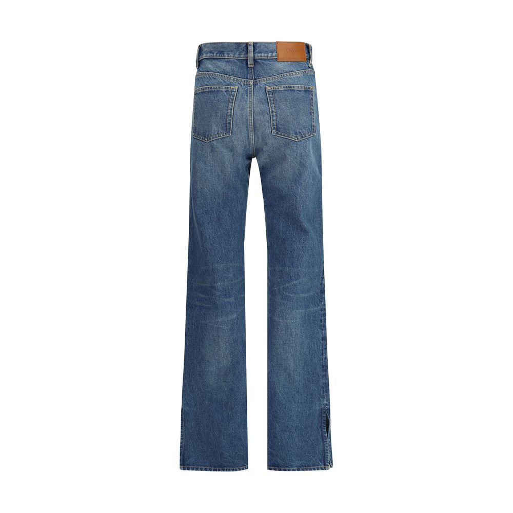 Chloé Straight-Leg Denim Jeans