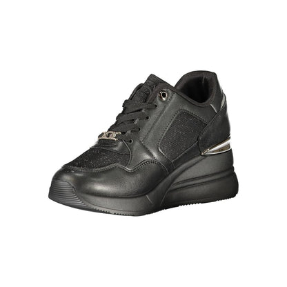 Laura Biagiotti Black Polyester Women Sneaker