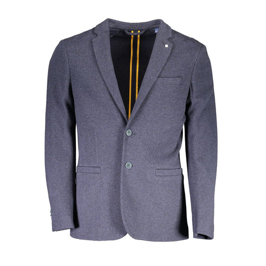Gant Blue Cotton Jackets & Coat