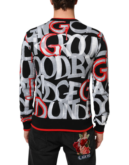 Dolce & Gabbana Multicolor D&G Monogram Sweatshirt Sweater