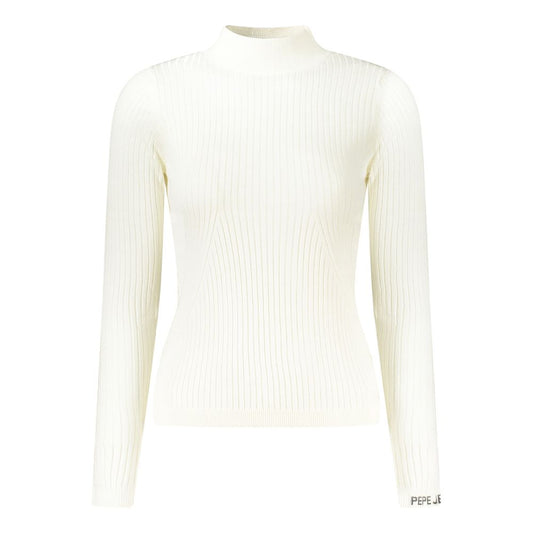 Pepe Jeans White Cotton Women Sweater