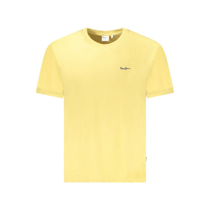 Pepe Jeans Yellow Cotton Men T-Shirt