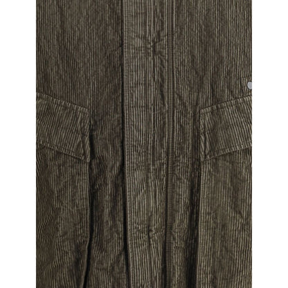 Stone Island Green Cotton Coat