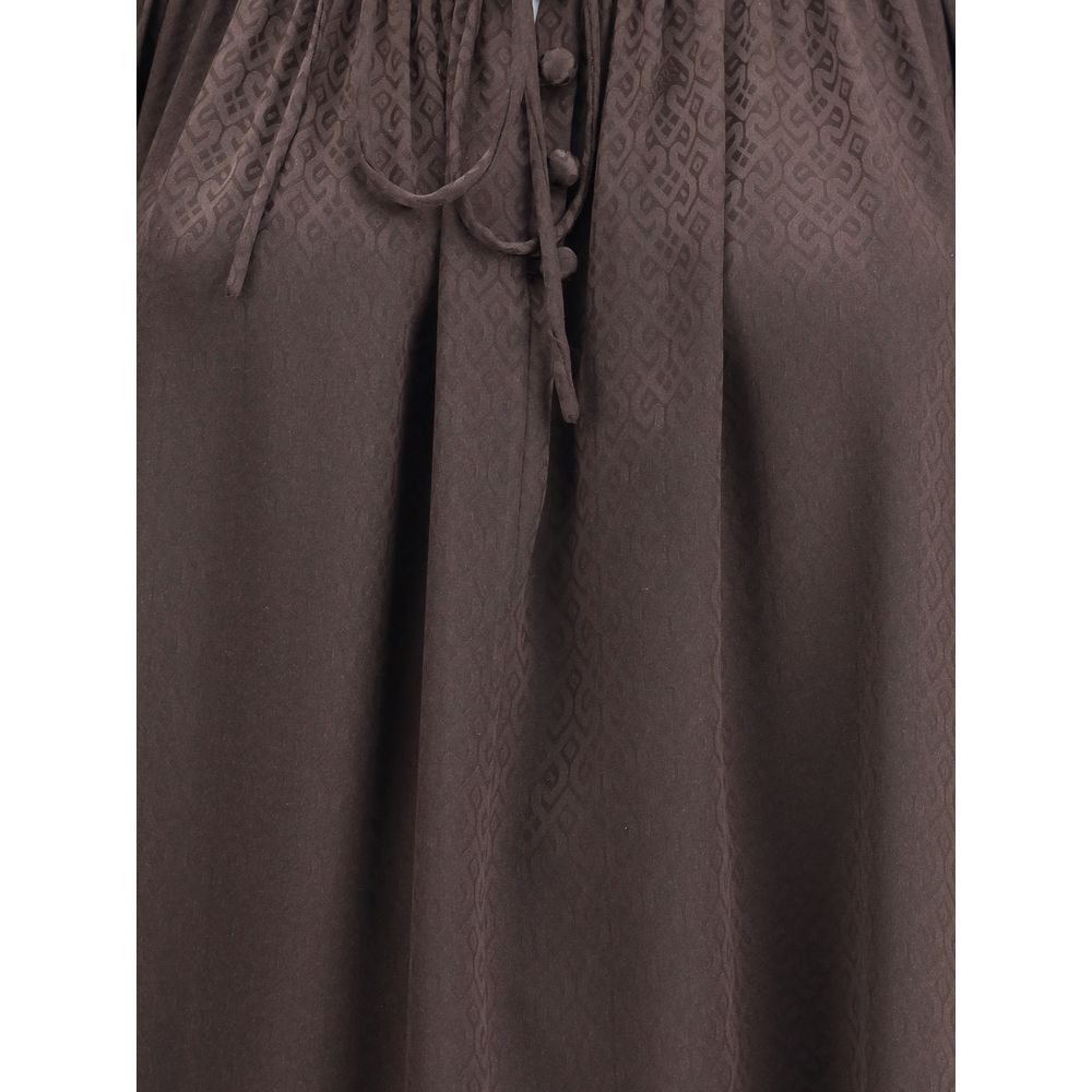 Burberry Geometric Silk Blouse