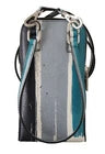 Dolce &amp; Gabbana Umhängegurt aus blauem Leder mit Kartenfach und Handytasche