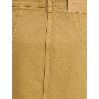 Saint Laurent Denim Pencil Skirt