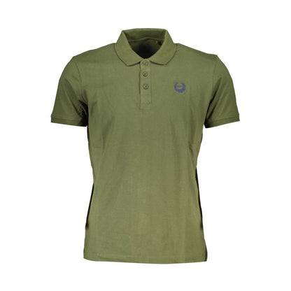 Gianmarco Venturi Green Cotton Polo Shirt