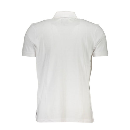 Gianmarco Venturi White Cotton Polo Shirt