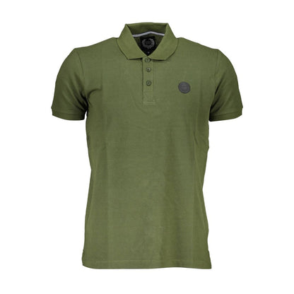 Gianmarco Venturi Green Cotton Polo Shirt
