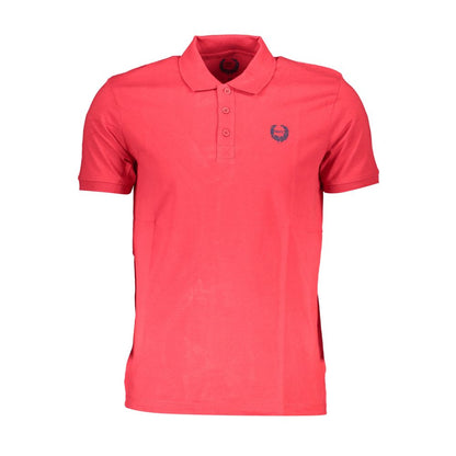 Gianmarco Venturi Red Cotton Polo Shirt