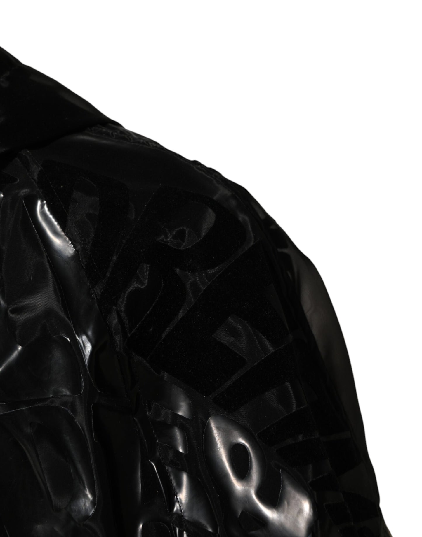 Dolce & Gabbana Black Camouflage Hooded Men Full Zip Sweater