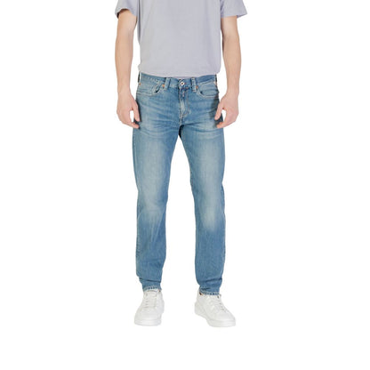 Replay Blue Cotton Skinny Jean