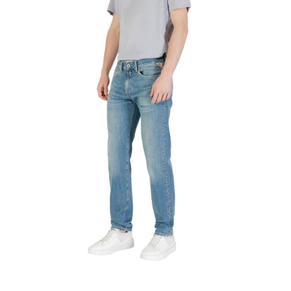 Replay Blue Cotton Skinny Jean
