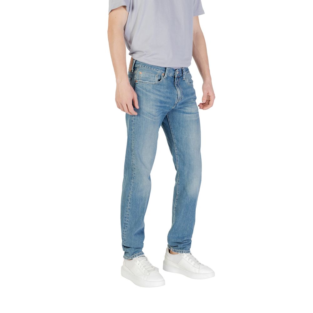 Replay Blue Cotton Skinny Jean