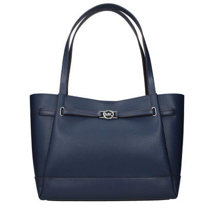 Michael Kors Blue Leather Shoulder Bags