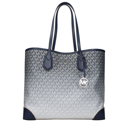 Michael Kors Blue Fabric Shoulder Bags
