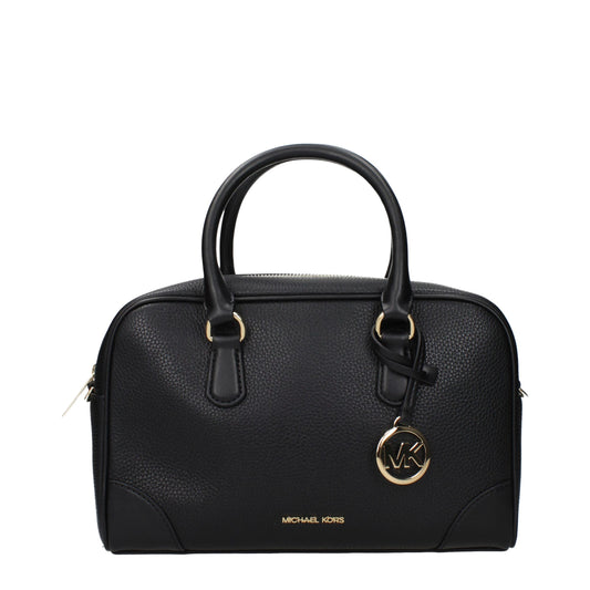 Michael Kors Black Leather Handbags