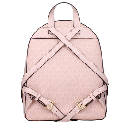 Michael Kors Pink Fabric Backpacks