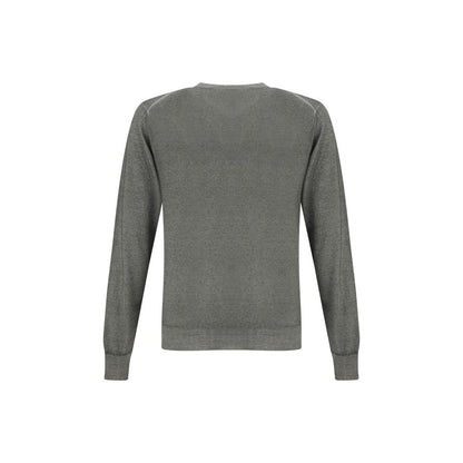 Cruciani Green V-neck Sweater
