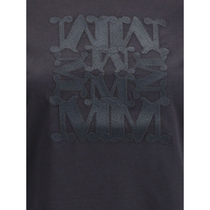Max Mara Embroidered monogram T-shirt
