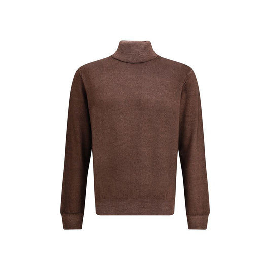 Cruciani Wool Green Turtleneck