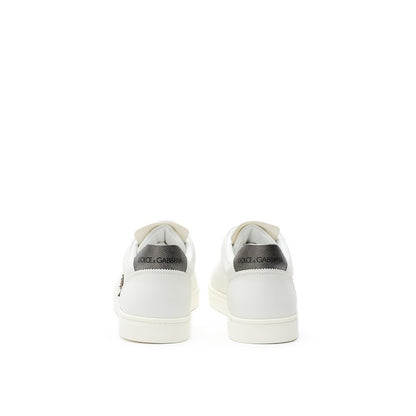 Dolce & Gabbana White Leather Sneaker