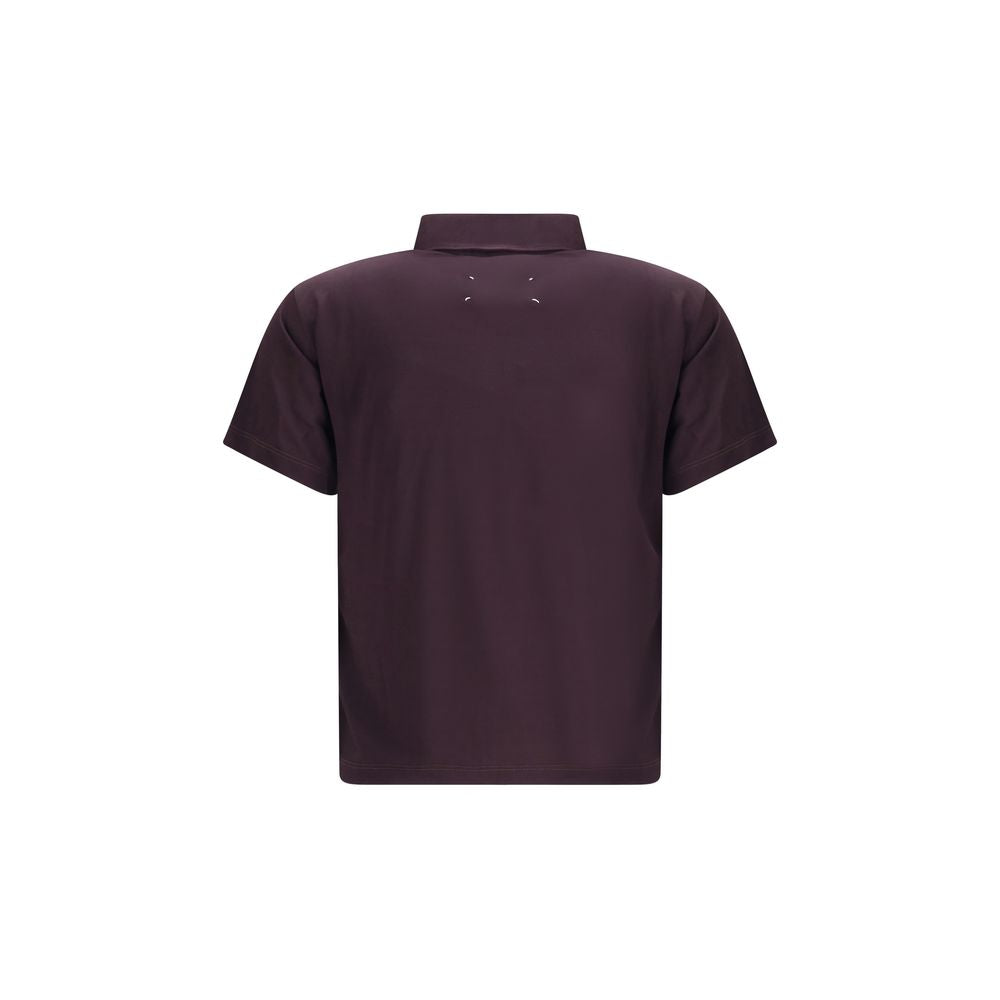 Margiela Semi-sheer polo Shirt