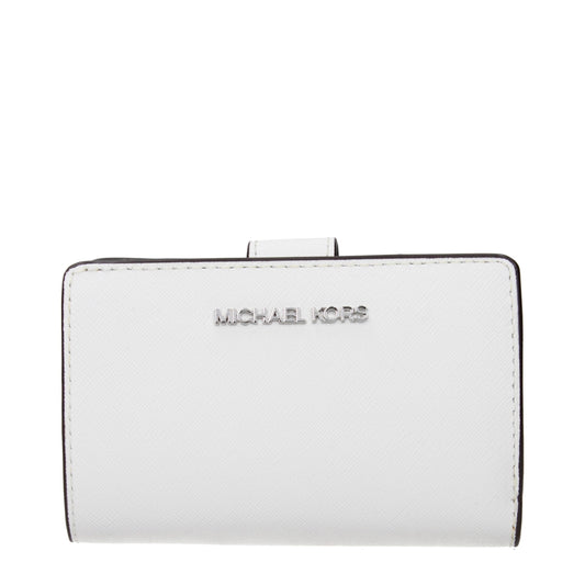 Michael Kors White Leather Wallets