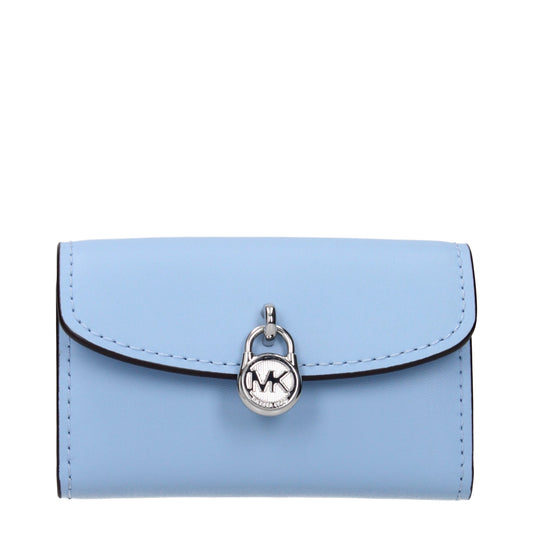 Michael Kors Light Blue Leather Wallets
