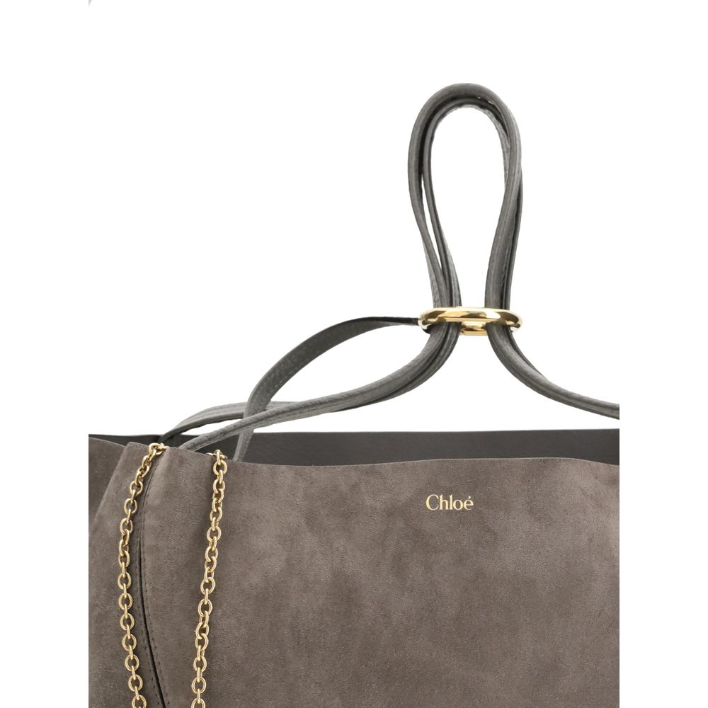 Chloé Spin suede Tote Bag