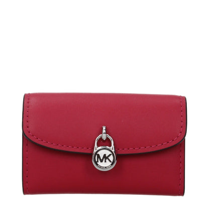 Michael Kors Red Leather Wallets