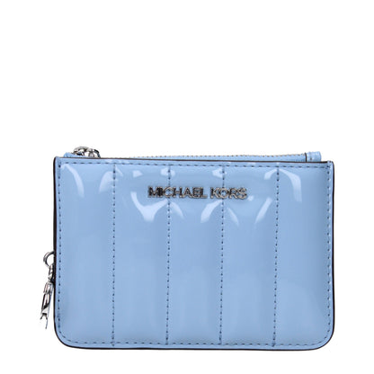 Michael Kors Light Blue Leather Wallets
