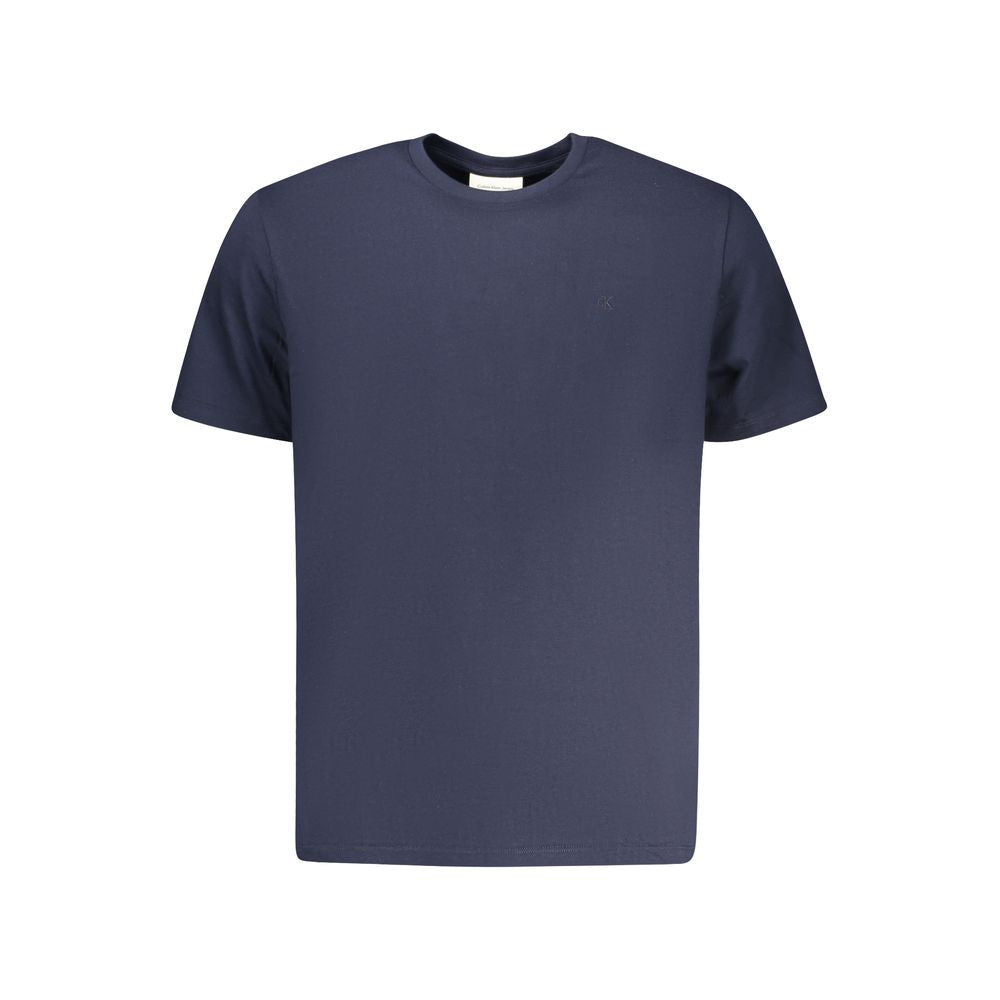 Calvin Klein Blue Cotton Men T-Shirt
